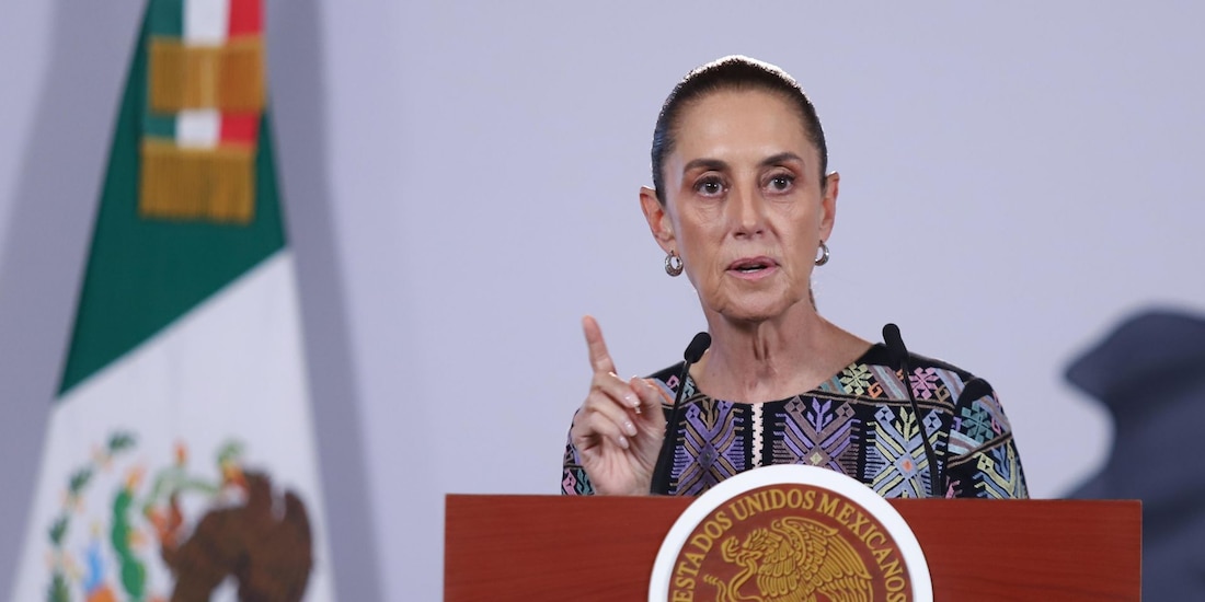 Claudia Sheinbaum, presidenta de México durante conferencia matutina