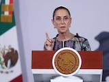 Claudia Sheinbaum, presidenta de México durante conferencia matutina