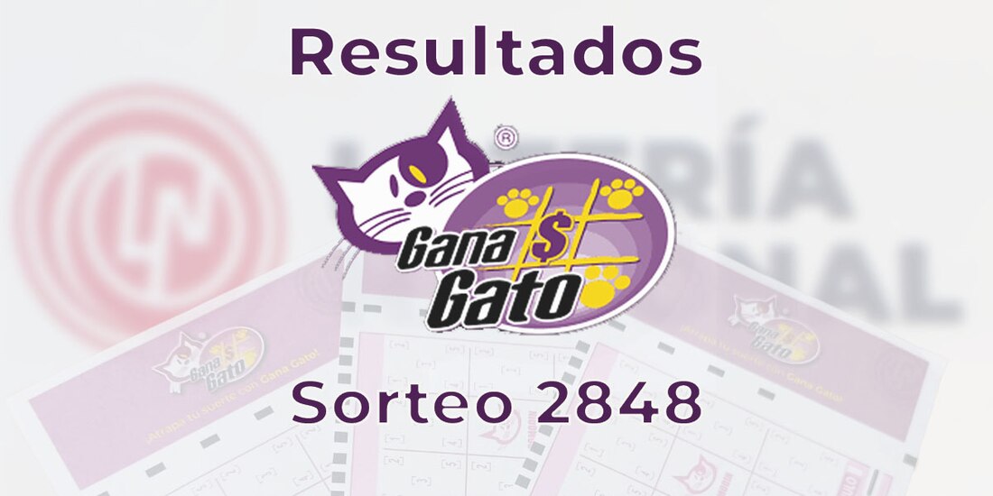 Resultados del Gana Gato 2848 del 3 de mayo del 2025.