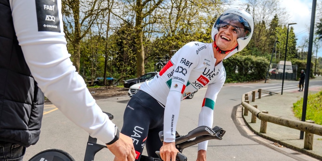 Isaac del Toro no pudo quedar en el top 10 en el inicio de la Vuelta al País Vasco.