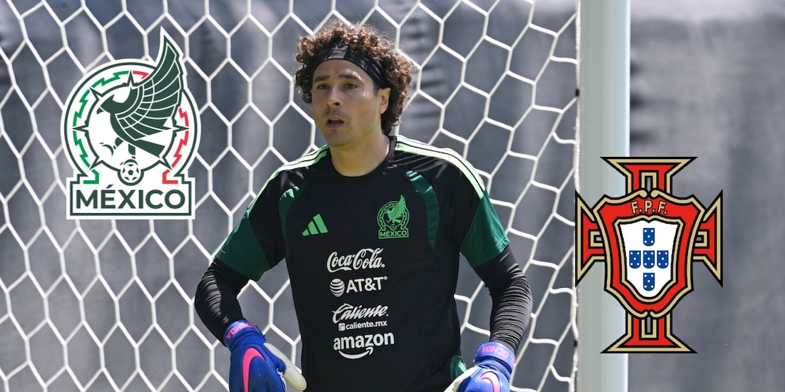 Guillermo Ochoa en un entrenamiento antes del México vs Portugal