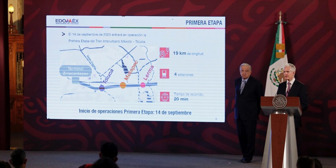 Alfredo Del Mazo este martes en Palacio Nacional.