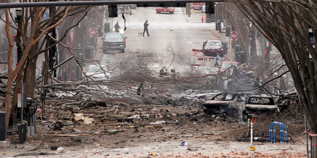 Un artefacto en una camper estalla en Nashville