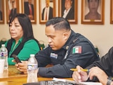 EL JEFE policiaco de Matehuala participó todavía el lunes en la sesión del Consejo Municipal de Seguridad Pública.