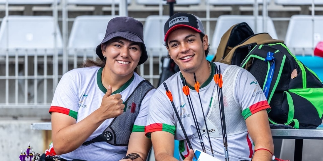 Alejandra Valencia y Matías Grande ganaron el oro en el Campeonato Panamericano de tiro con arco con sede en Tlaxcala.