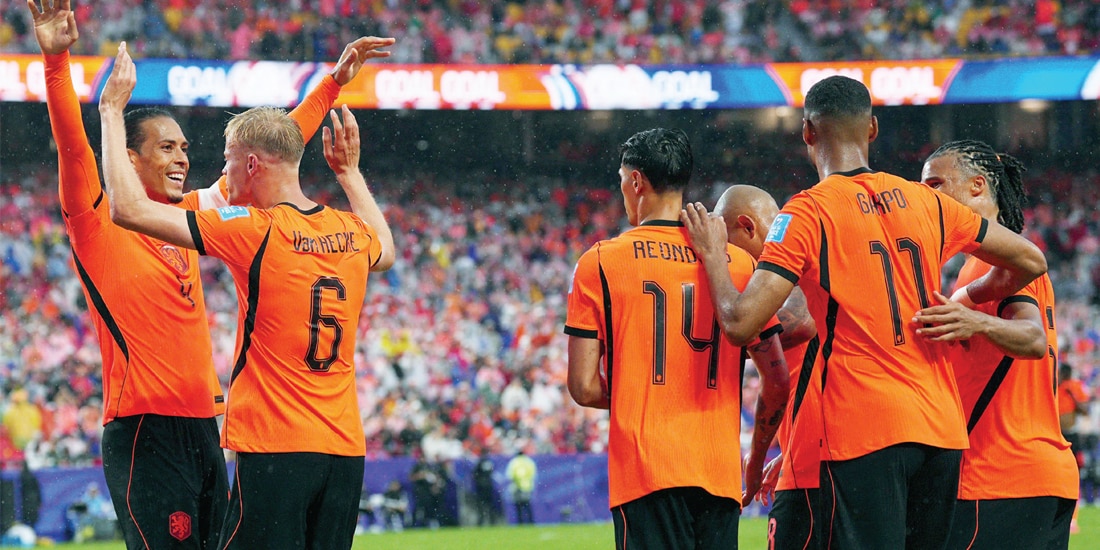 JUGADORES
neerlandeses celebran
el pasado
25 de junio.