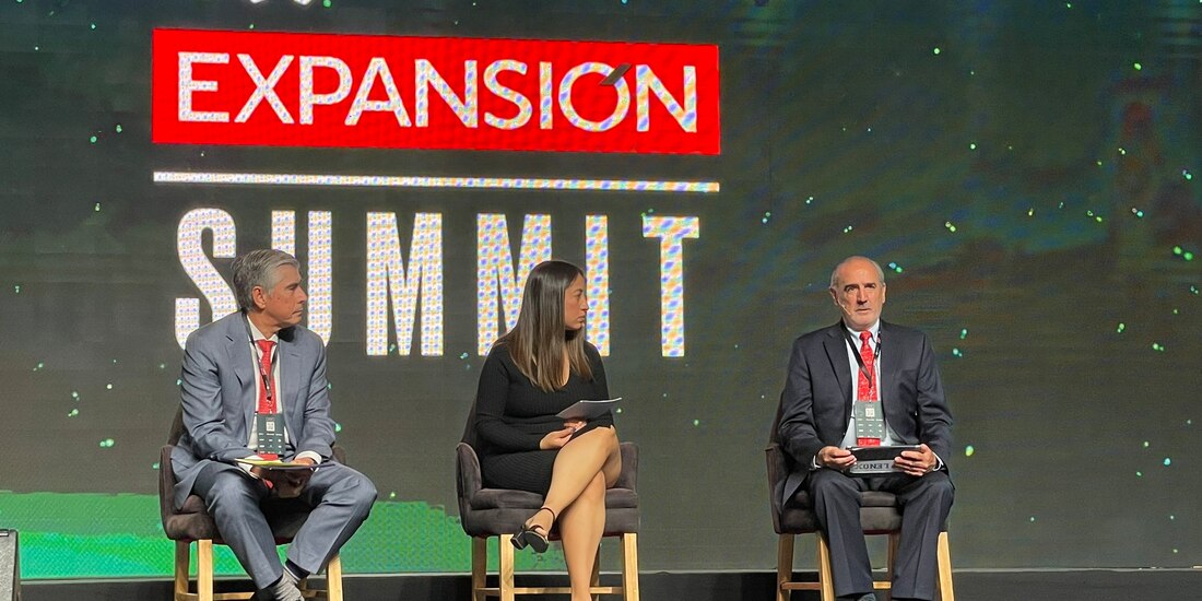 Enrique Zorrilla, presidente de la Cámara de Comercio de Canadá, durante su participación el Expansión Summit 2022.