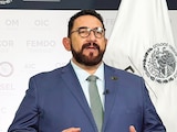 El portavoz de la FGR, ayer, al difundir un mensaje