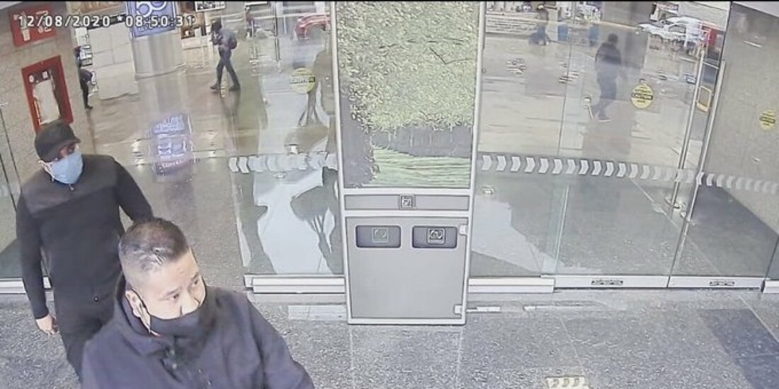 Estos serían los sujetos que cometieron el atraco.