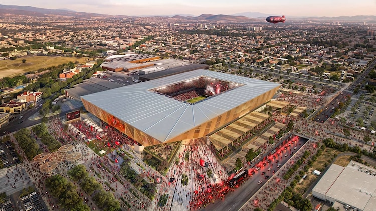 Imágenes del nuevo estadio Atlas