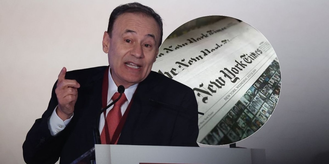Alfonso Durazo pide a The New York Times "rectificar" por declaraciones que, aseguró, carecen de sustento.