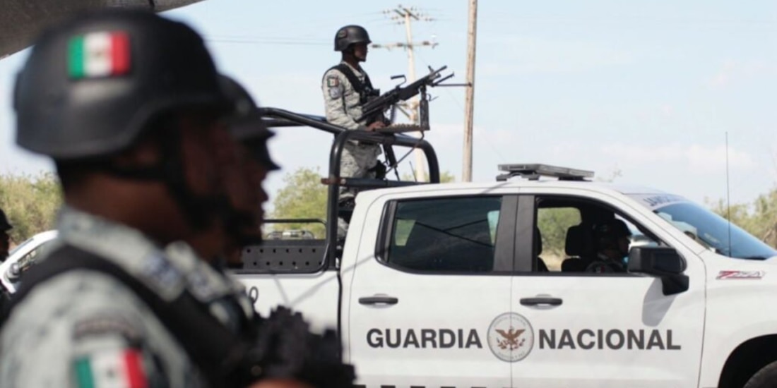 Elementos de la Guardia Nacional en esta imagen ilustrativa