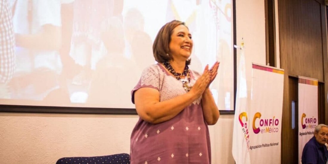 La panista Xóchitl Gálvez busca ser candidata presidencial rumbo al 2024.
