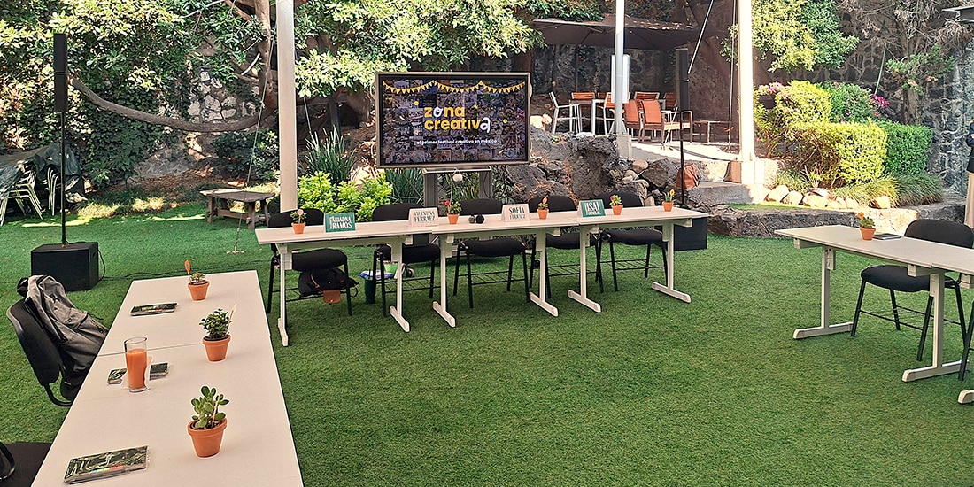 Zona Creativa en Conferencia de Prensa