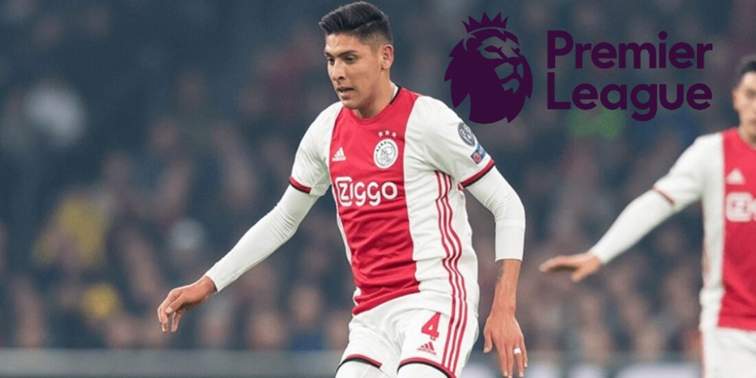 Edson Álvarez, en un partido con el Ajax