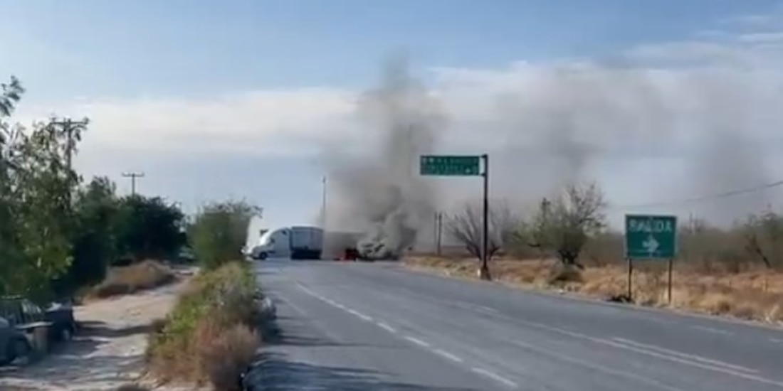 Bloqueos se extienden a Tamaulipas.