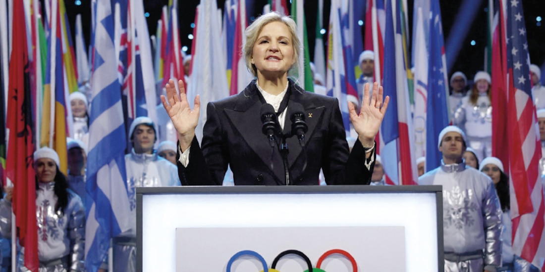Kirsty Coventry, presidenta del COI, el pasado 6 de febrero.