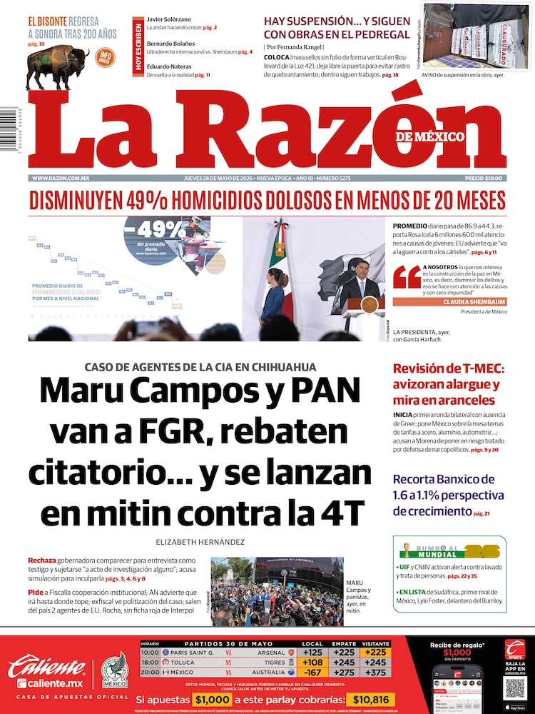 La Razón 28 Mayo 2026
