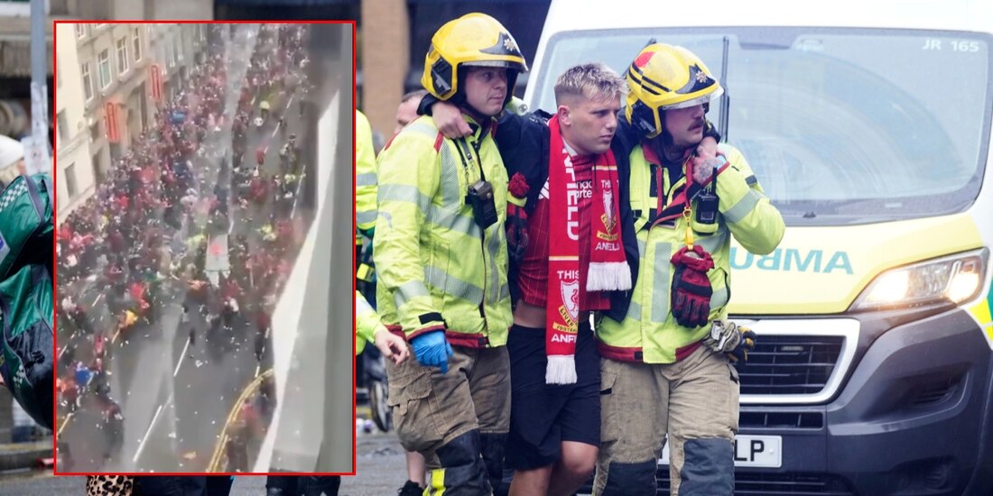 Se registra un atropellamiento masivo en los festejos por el título de la Premier League del Liverpool