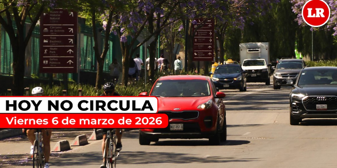 Te compartimos cómo aplica el Hoy No Circula este viernes 6 de marzo de 2026 en la ZMVM.