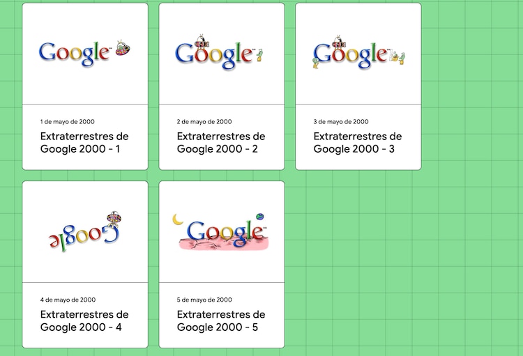 Doodles mayo 2000 de Google