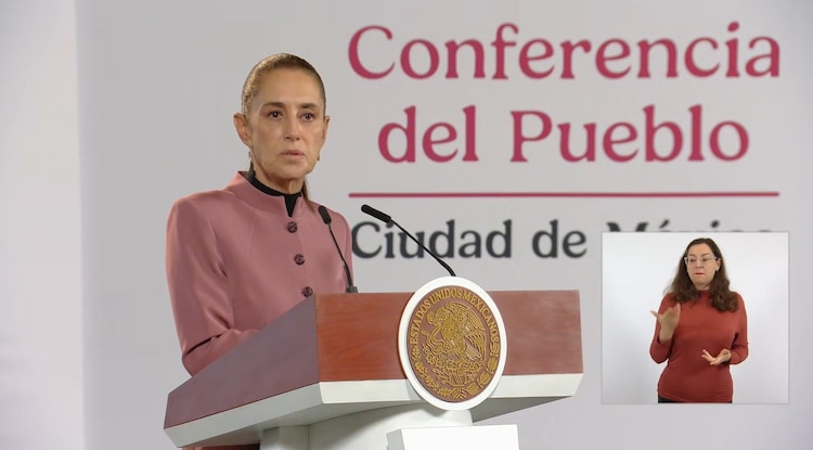 Claudia Sheinbaum, presidenta de México.