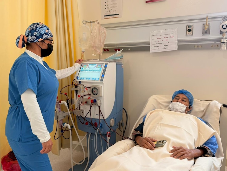 Un paciente en el Hospital Regional de Alta Especialidad del ISSSTE en Tlajomulco.