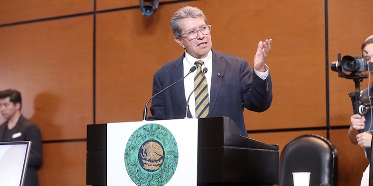 Ricardo Monreal, coordinador parlamentario de Morena, en la Cámara de Diputados.