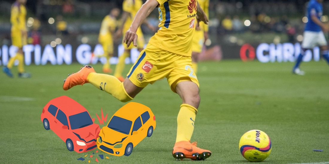 Paul Aguilar, exjugador del América, sufrió un accidente automovilístico.