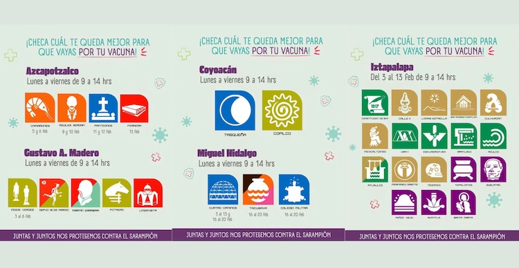 Puntos de vacunación en el metro de la CDMX