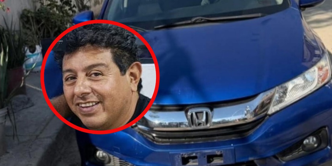 Él es Roberto Hernández, el motociclista atropellado