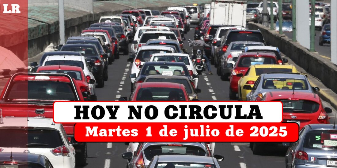 Te contamos en La Razón qué vehículos descansan este martes 1 de julio de 2025 en la Ciudad de México y el Estado de México.