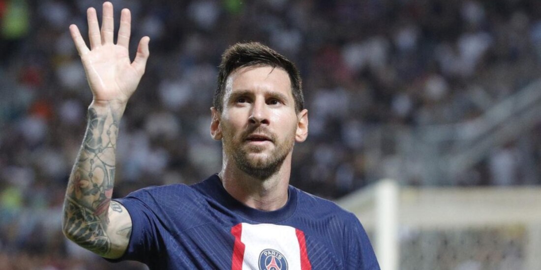 Lionel Messi durante un partido con el PSG.