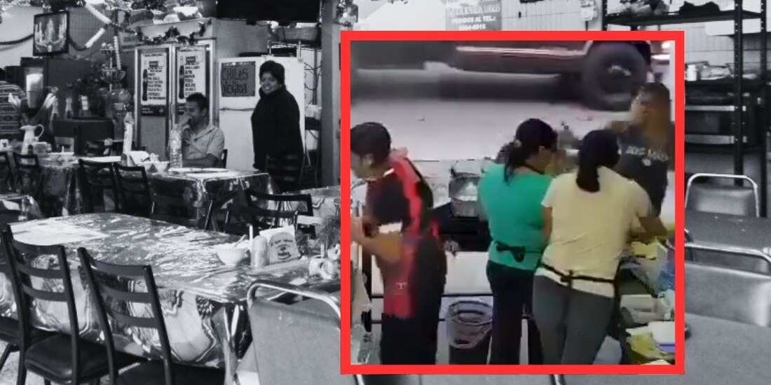 Captan momento en que una mujer arroja aceite a otra, en Veracruz.