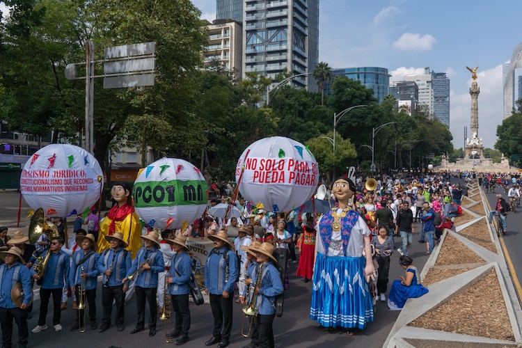 Edición 17 de la Mega Calenda en la Ciudad de México.