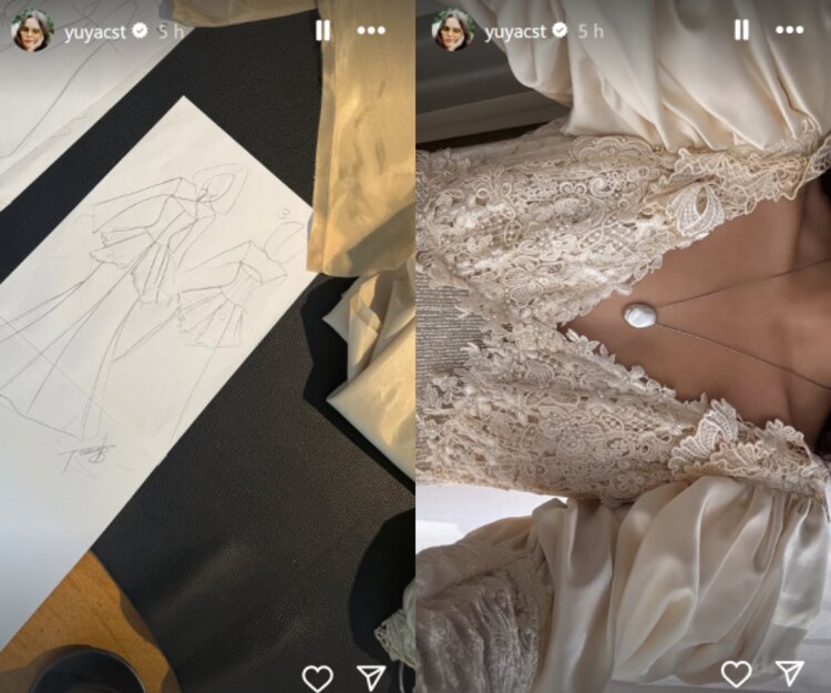 ¿Yuya se casa? Comparte espectacular vestido de novia en redes