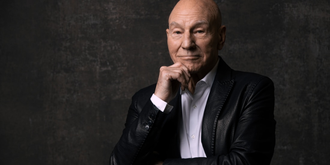 Patrick Stewart, actor, en 2023