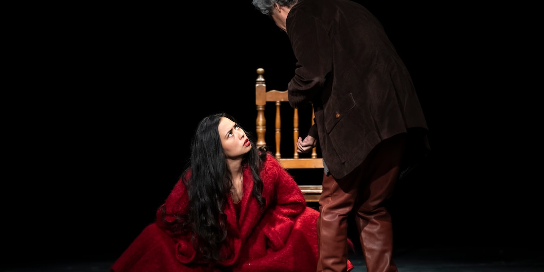 Una escena de la obra de teatro sobre Turandot.