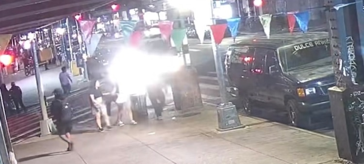 Momentos antes del accidente