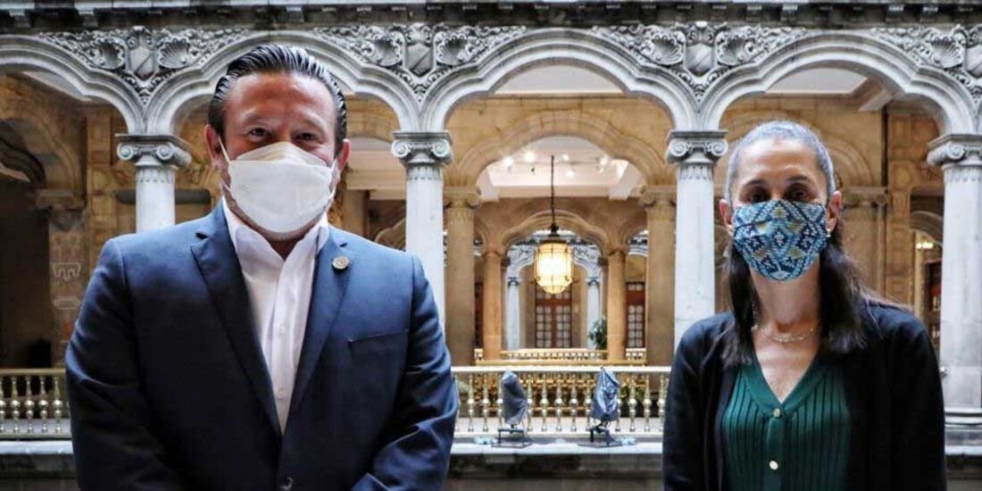 Luis Gerardo Quijano y Claudia Sheinbaum atienden necesidades de los habitantes de La Magdalena Contreras