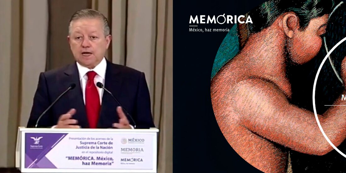 Arturo Zaldívar consideró que la plataforma web “Memórica” es la “más importante” debido a la gran documentación que alberga sobre la historia de nuestro país.