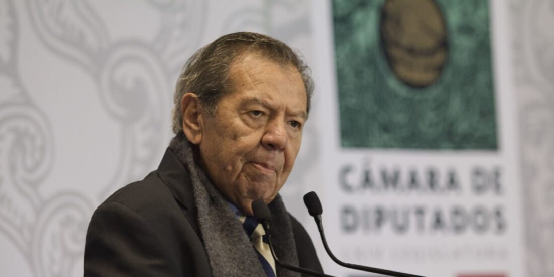 La Comisión Permanente del Congreso recordó la trayectoria de Porfirio Muñoz Ledo.