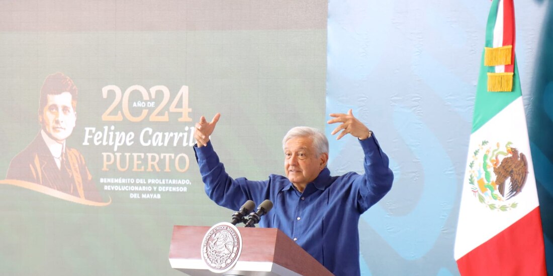 Andrés Manuel López Obrador, presidente de México.