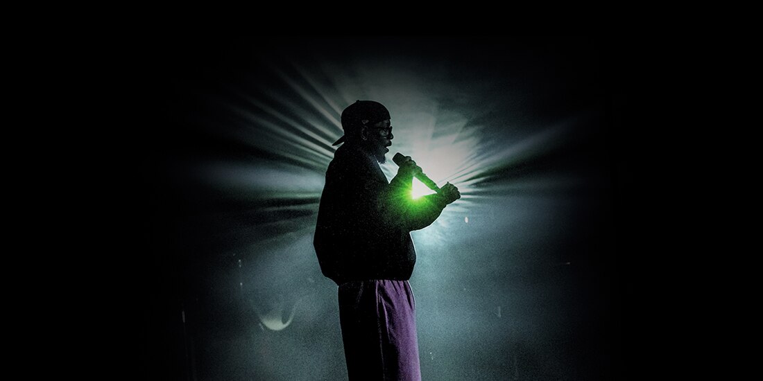 El rapero en un foto de archivo.