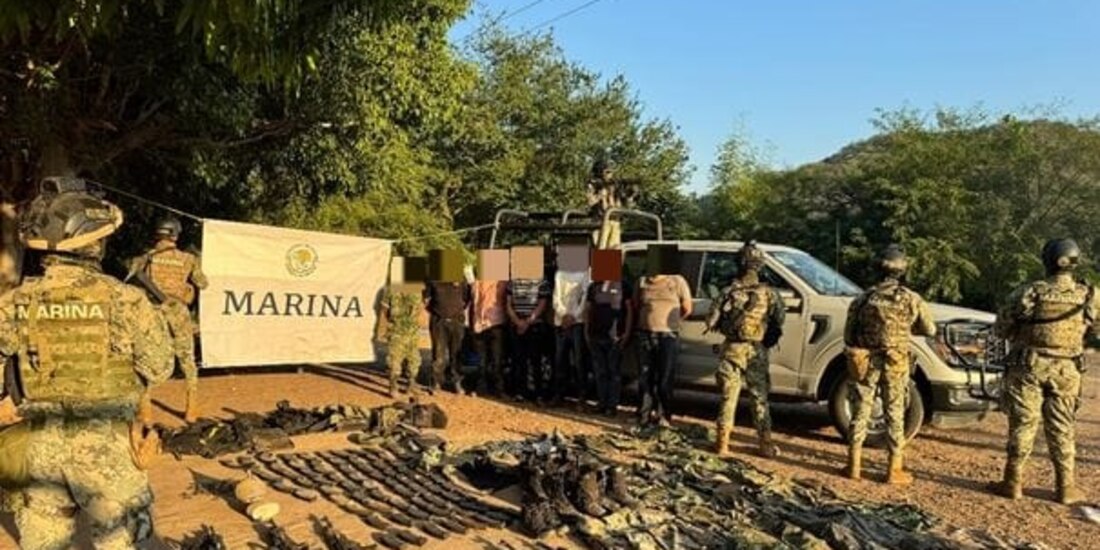 Marina continúa con los decomisos y detenciones en Sinaloa