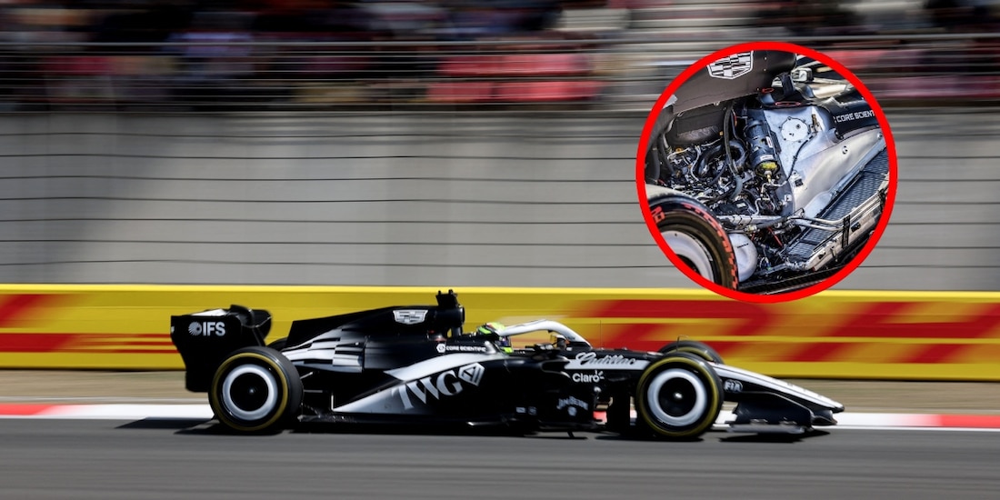 El Cadillac de Checo Pérez se desarmó durante el Sprint del Gran Premio de China de F1.