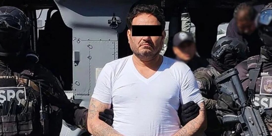 "El Botox", bajo custodia de autoridades federales, en fotografía de archivo.