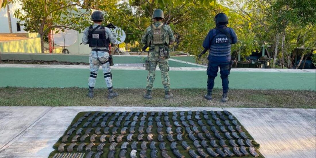 Acción de las fuerzas de seguridad en Nayarit.