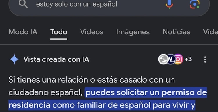 Estoy sola con un español
