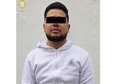 Juan Manuel “N” luego de ser detenido por las autoridades capitalinas.